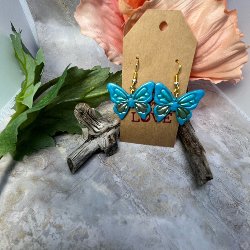 Butterfly Earrings. - Picture 1 of 2